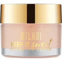 Milani Keep It Sweet Sugar Lip Scrub (0.49 unssia) Vegaaninen, el inkokeeton huultenkuorintavoide - Luonnollisilla sokerirakeilla kuorimaan ja si