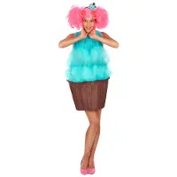 Rubies Naisten turkoosi cupcake puku
