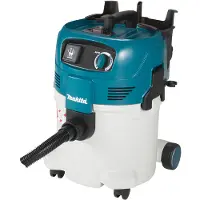 Makita VC3012M, Kuiva ja märkä, Musta, Sininen, Valkoinen, Polyeteenitereftalaatti, M, 30 L, 23.5, 30