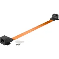 Shiverpeaks RJ45 LAN -ikkunan läpivienti, erittäin ohut, 0,3 m