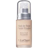 T.LeClerc Powdery Complexion Fluid Voidemainen meikkivoide 30 ml Nr. 01 - Ivoire Mat