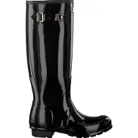 Hunter Womens Original Tall Gloss Boot - Black - 40/41