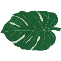 Lorena Canals Monstera Leaf - Green - 120X180CM