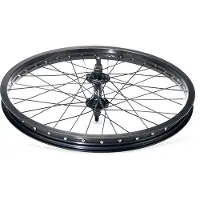 Saltbmx Rookie 20 Etupyörä etukiekko 10 mm, black 2019 BMX-kiekot