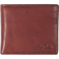 Tony Perotti Billfold With Coin Zipper Pocket - Brown - ONE SIZE