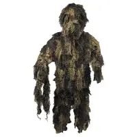 MFH - Max Fuchs MFH Ghillie Suit 4pcs Kit (Color: Woodland, Size: XL/2XL)