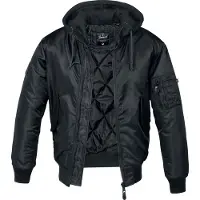 Brandit MA1 Sweat Hoodie Takki Musta Miehet, size 2XL