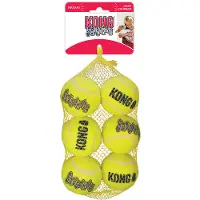 Kong - Squeakair Tennisboll M 6st, 6cm - Koirat - Koiran lelut ja pelit - Tennislelut