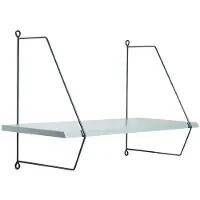 Done by Deer seinähylly Wall Shelf Blue, 24.5x60cm / 26x36cm