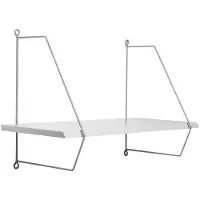 Done by Deer seinähylly Wall Shelf Grey, 24.5x60cm / 26x36cm
