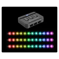 Thermaltake Lumi Color 256C, Sisätila, Musta, Multi, 12 lamppu(a), LED, 12 V (AC-037-LN1NAN-A1)