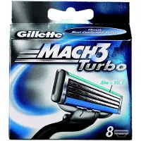 Gillette Mach3 Turbo partahöylän teräpakkaus