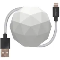 Usbepower Cosmo USB-A - Lightning -kaapeli, 1,2m, Valkoinen