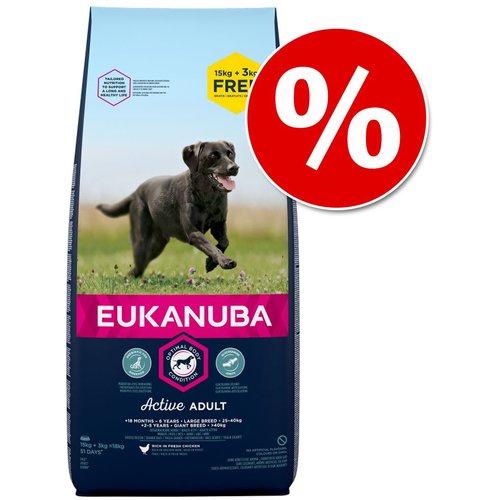 Eukanuba Eukanuba Kuivaruoka 15 3 Kg Kaupan Päälle Growing Puppy Medium Breed Chicken