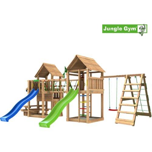 Jungle Gym Lodge leikkitorni sis. liukumäen kiipeily...