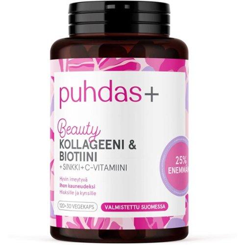 Puhdas+ Beauty Kollageeni & Biotiini 150 kaps | ...