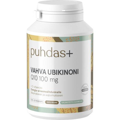 Puhdas+ Vahva Ubikinoni Q10 100 mg, 125 kaps | Alkae...