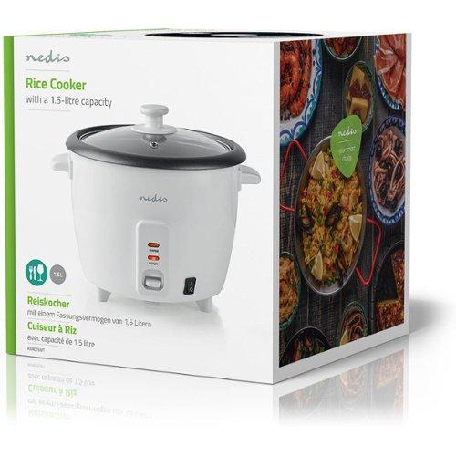 Nedis KARC15WT - rice cooker - Valkoinen riisinkeiti...