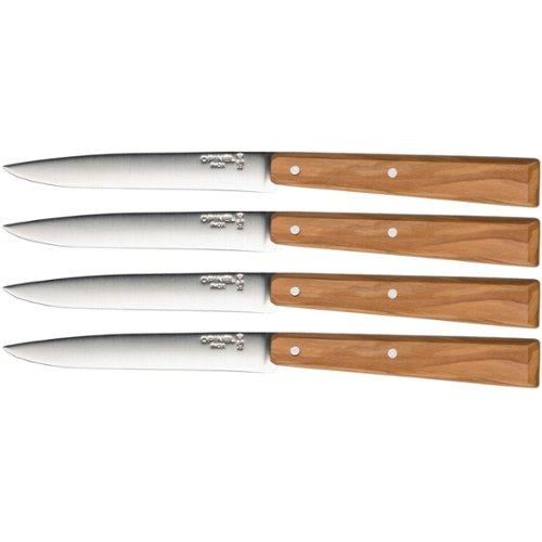 Opinel T001515, steak knife set, Esprit Sud, olive wood