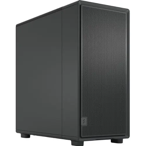 Fractal design epoch xl black solid | e-atx | 3x momentum 14 ventilatorji | usb-c 20 gbps | črno računalniško ohišje 1 Fractal design epoch xl black solid črno računalniško ohišje sprednji pogled
