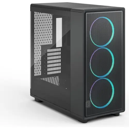Fractal design epoch xl black rgb tg light tint notranjost ohišja za urejeno sestavo